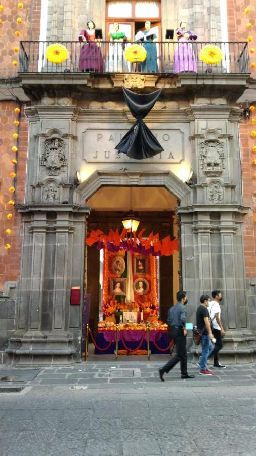 Hostal Azul Puebla Centro Historico Buitenkant foto