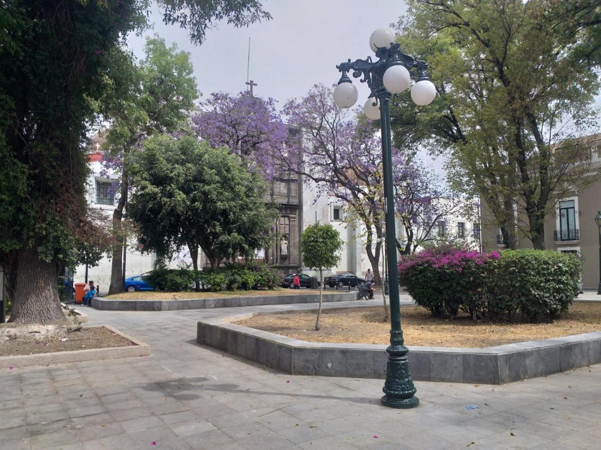 Hostal Azul Puebla Centro Historico Buitenkant foto