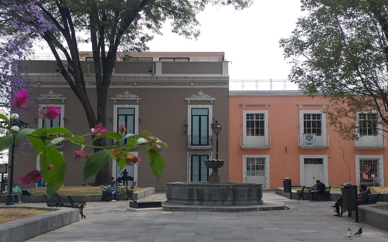 Hostal Azul Puebla Centro Historico Buitenkant foto
